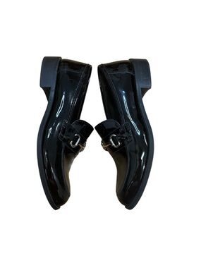 Browns Horsebit Black Patent Leather Loafers